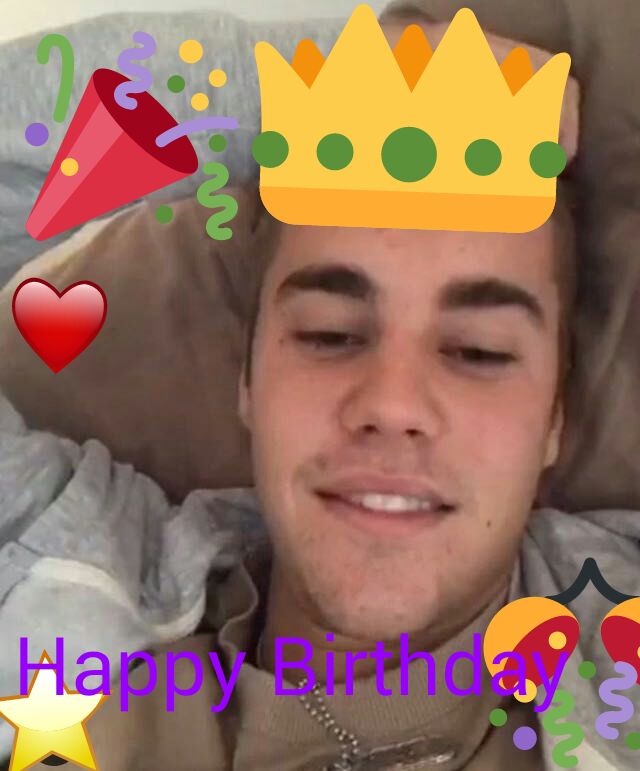 Happy Birthday justin bieber 23 years old baby I love you 