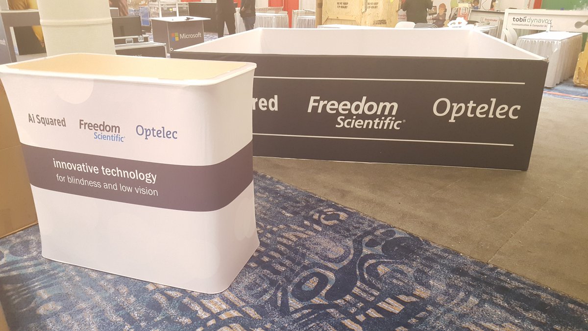 Optelec's tweet photo. At the #CSUN2017 #AssistiveTechnology Conference in #SanDiego? Stop by #booth205 #booth305 and #booth405 tomorrow. We can't wait to see you! https://t.co/tGeRF7UAUl