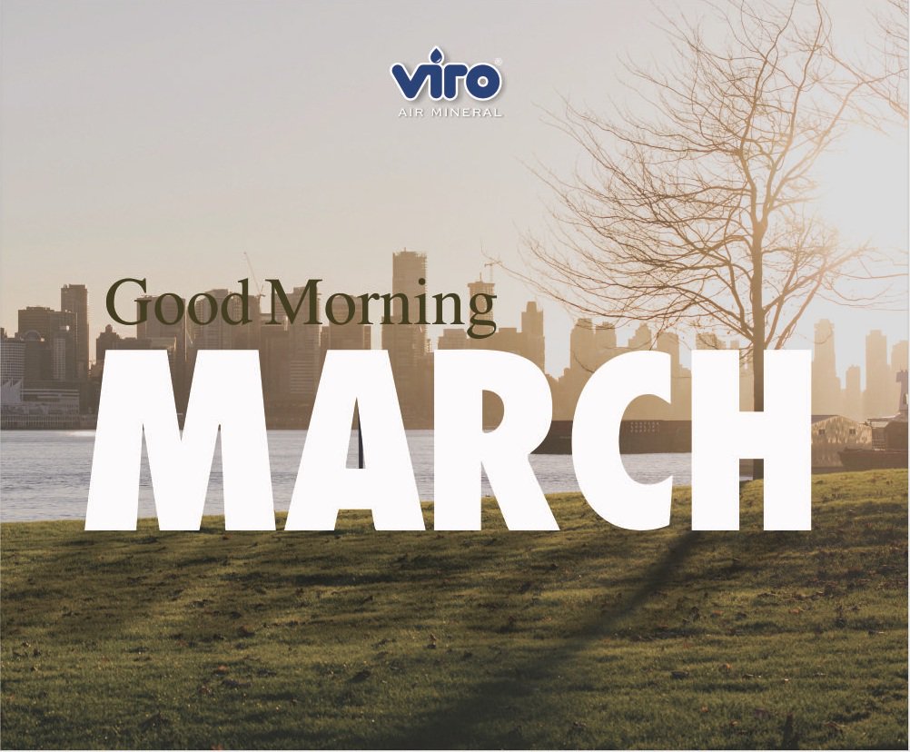 virowater's tweet photo. Selamat Pagi Maret. sudah siapkah kalian menghadapi bulan baru Vriends?
#Virowater #penuhi2per3mu https://t.co/hWj3BGWOZE