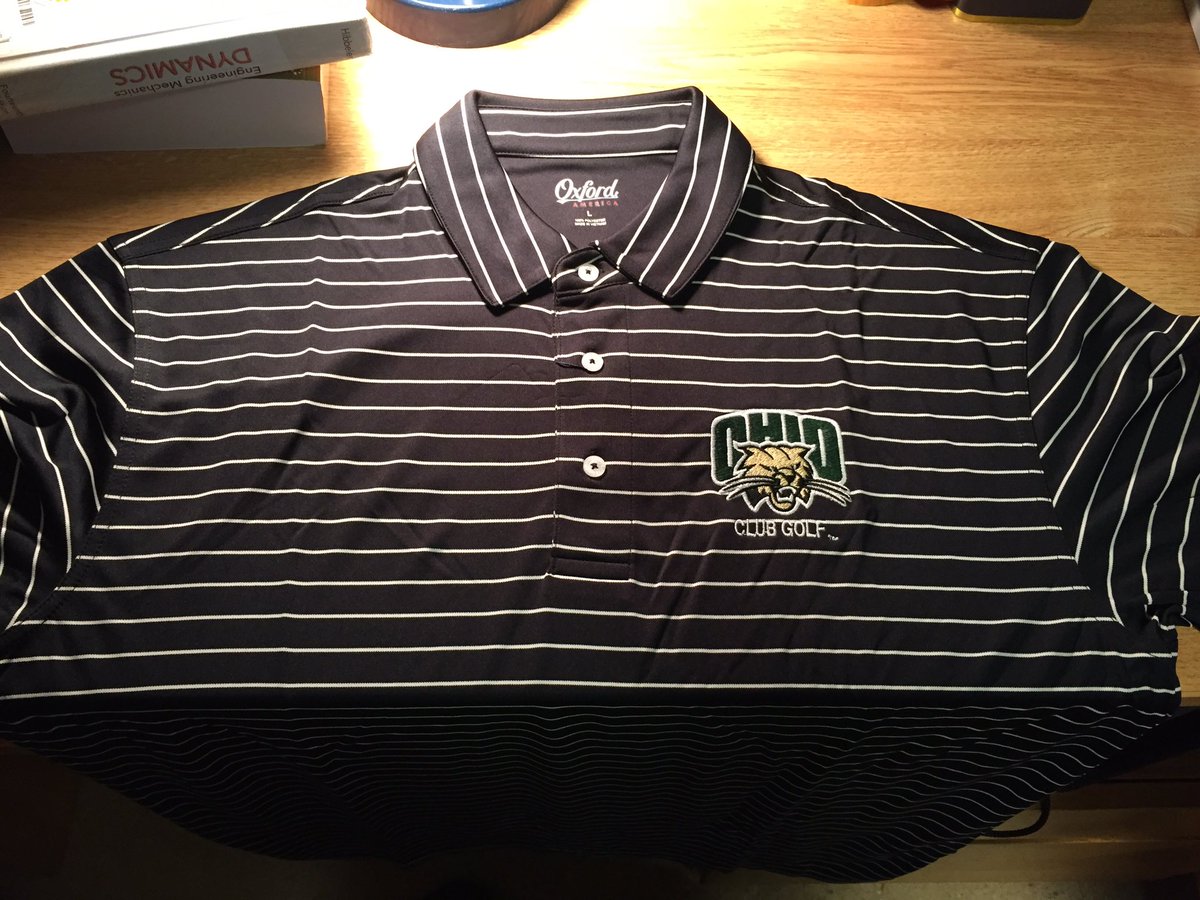 OhioClubGolf's tweet photo. Got some new gear in 🔥 hopefully it's warm enough at nationals to not need the jacket https://t.co/ECebVgqsoP