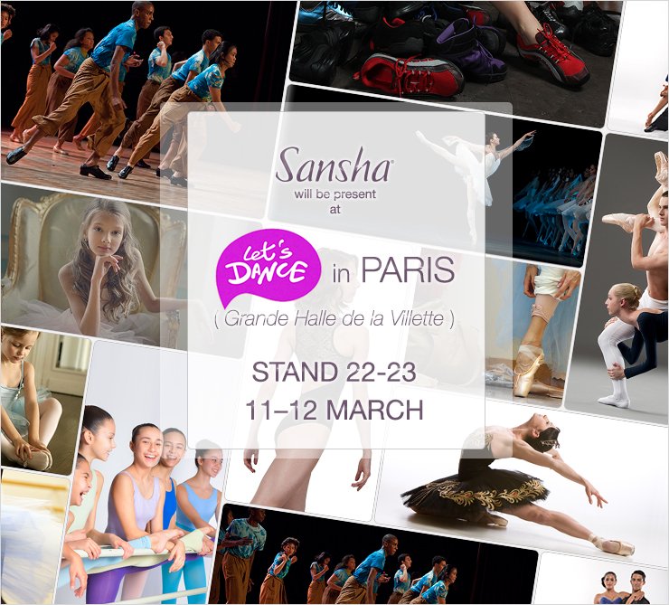 Join us at let's dance in Paris - 11 &amp; 12 March 2017 - Grande Halle de la Villette!
#sansha #letsdance #paris #dance #love #ballet #jazz