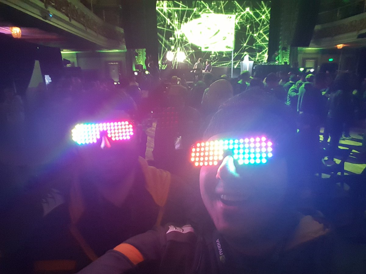 GloriousGe0rge's tweet photo. Having fun at the @nvidia event with the @CORSAIR PR manager! #pcmr #LifeAtCorsair https://t.co/9oQ15ATC2A