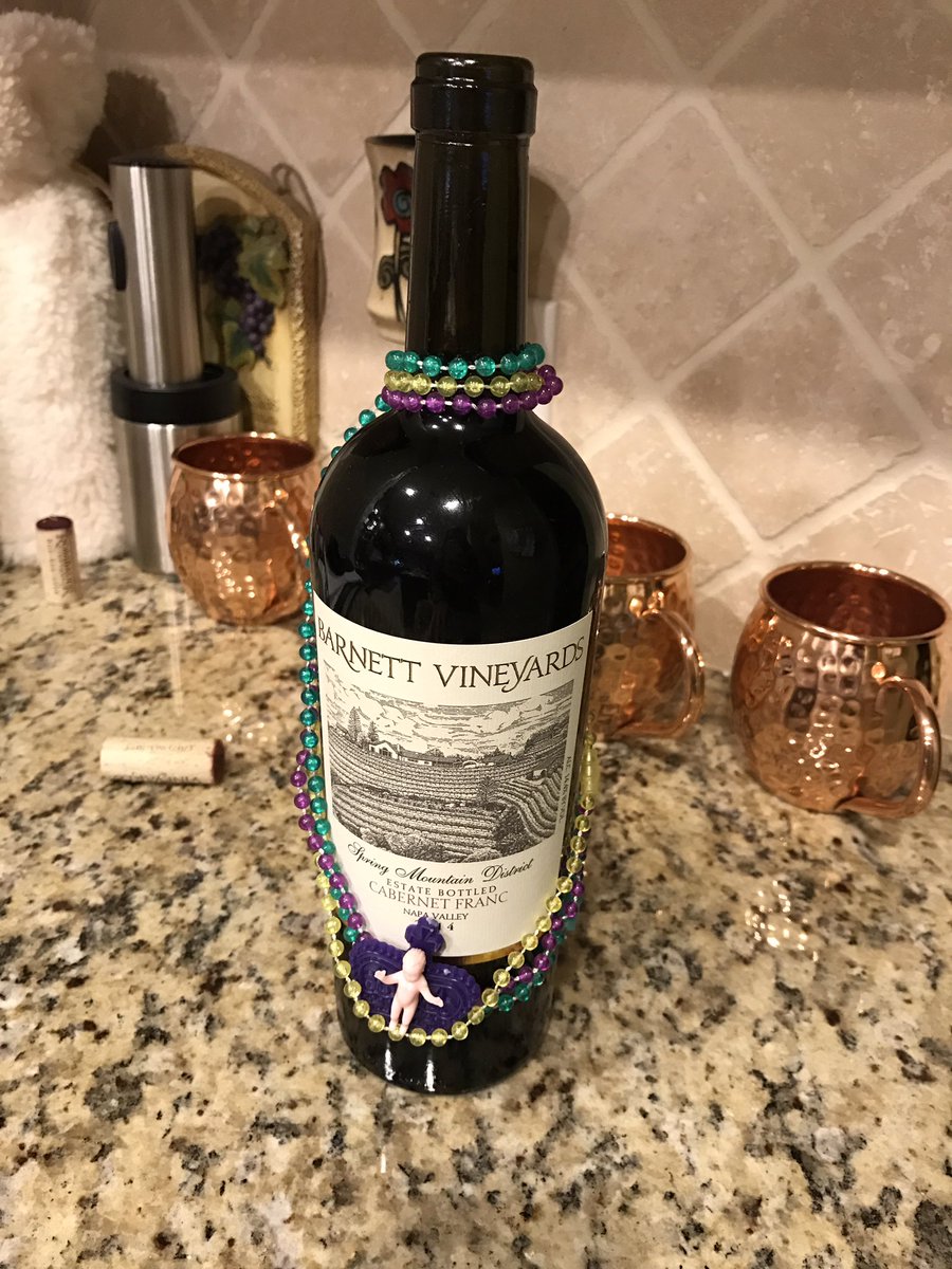 <a href="/BarnettVineyard/">Barnett Vineyards</a> thank you for the perfect wine on #fattuesday