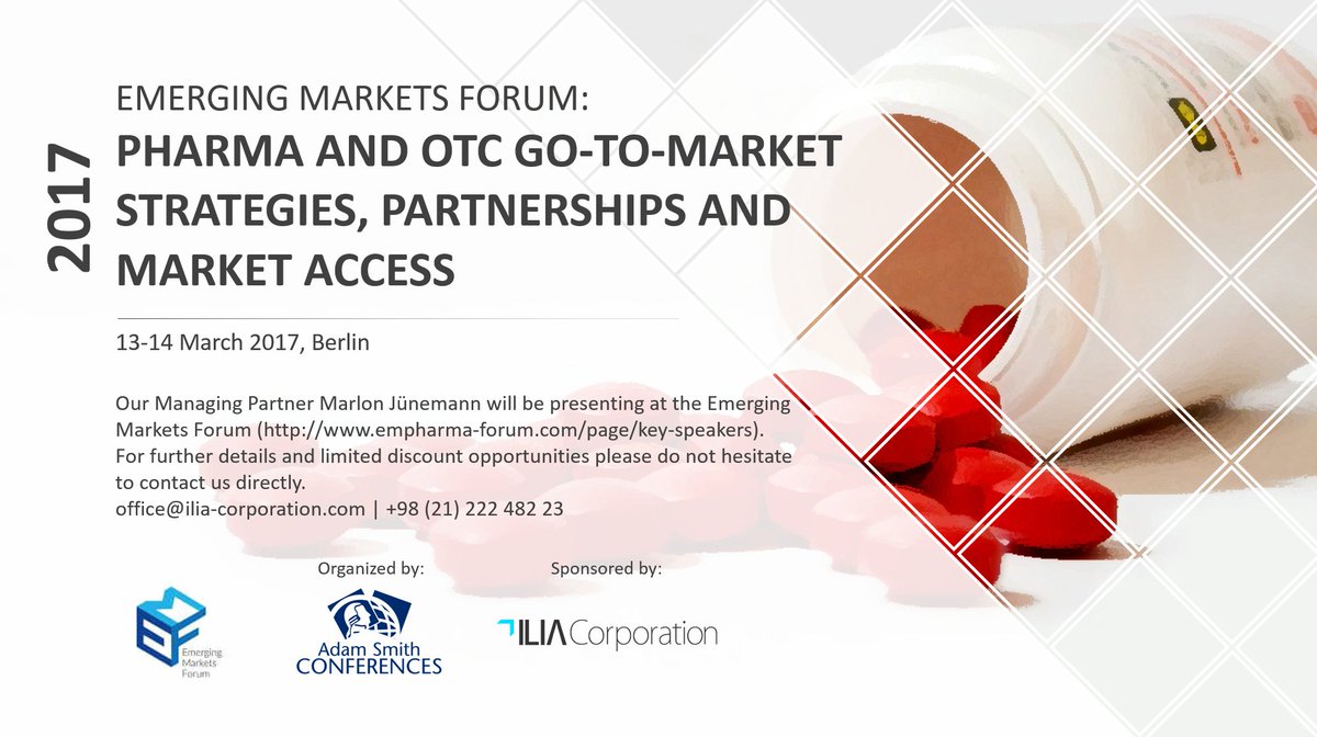 ILIA_Corp's tweet photo. ILIA CORPORATION SPEAKING AT EMERGING MARKETS FORUM Pharma and OTC.
for further information please refer to: https://t.co/L243IkqZPO https://t.co/DsjRACwzFJ