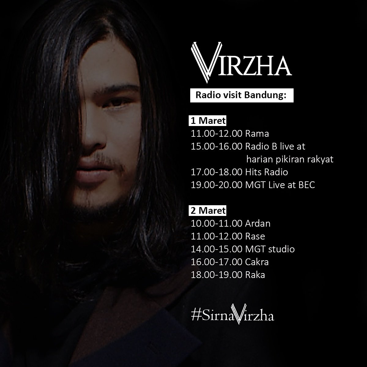bang @DiDevirzha 2hari nih mampir ke bandung. Yokklah bang abis promo kita main di skywalk Cihampelas sambil makan cilok. #SirnaVirzha 💚