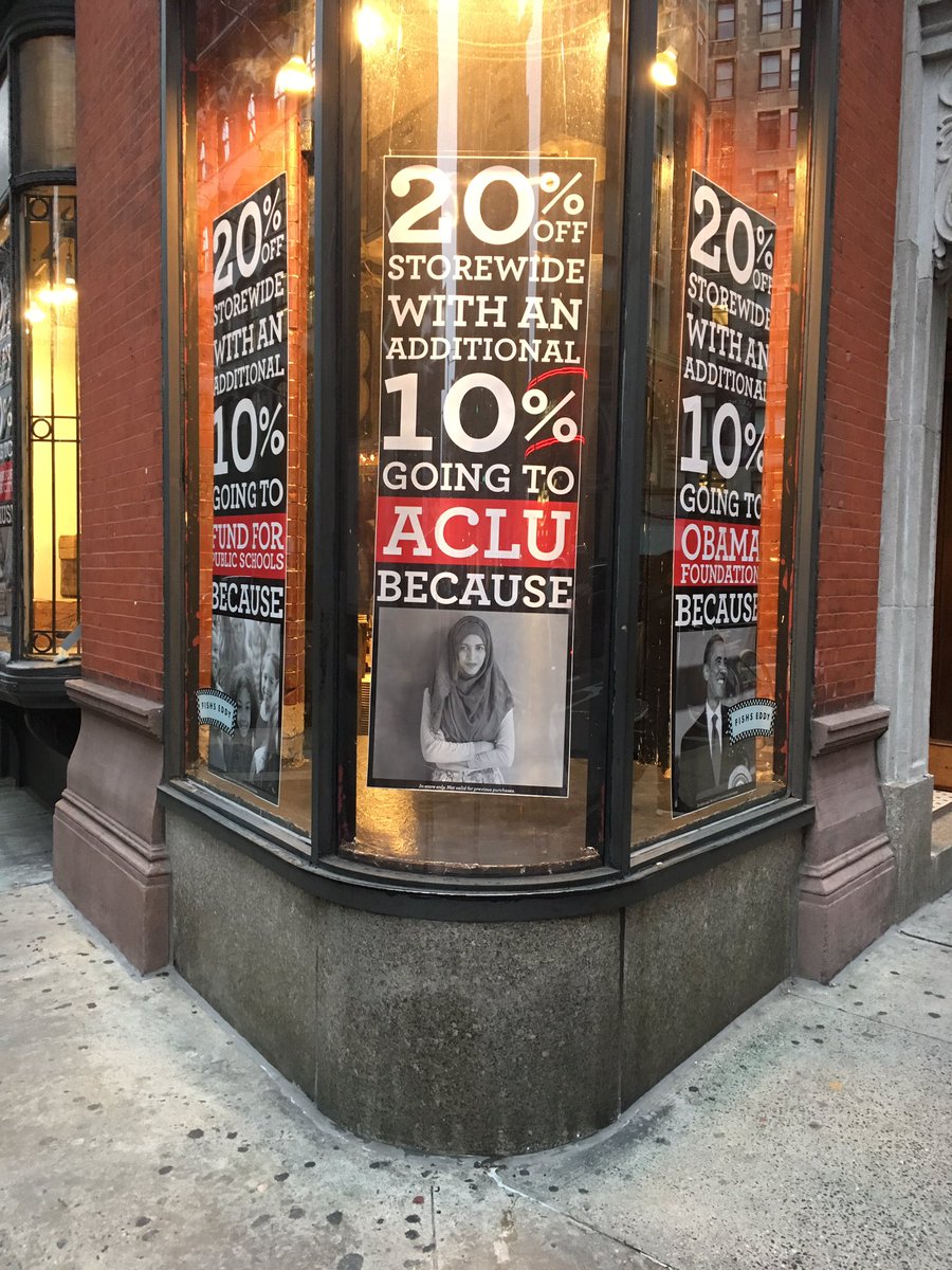Trudy_Walker_'s tweet photo. Finally a business supporting what's good. Thanks @FishsEddyNYC ! #southernpovertylawcenter #aclu #postcards https://t.co/k0cK1x0rs1