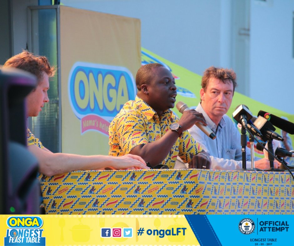 OngaGhana's tweet photo. Introducing to you Onga Longest Feast Table !!
Here are some excerpts from #ongaLFT  press launch today https://t.co/PHIIbzrPxj