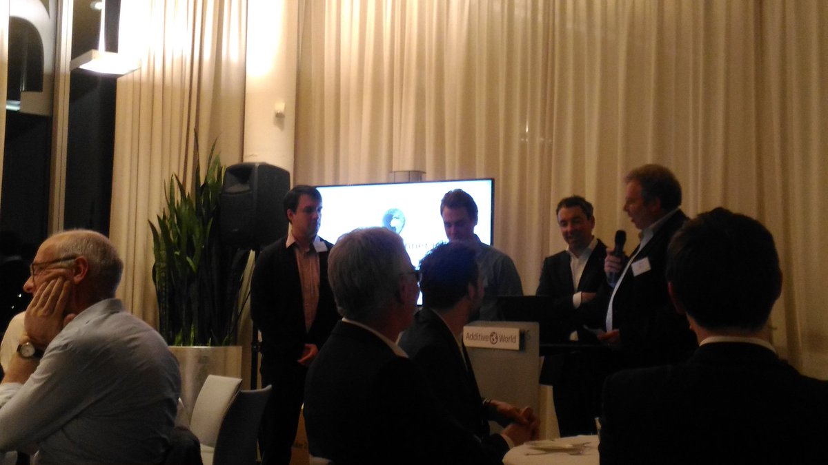 cecimo's tweet photo. CECIMO DG @FilipGeerts announces name of Design Challenge Award winner on behalf of expert jury at #AdditiveWorld https://t.co/xxjd5WiEEu