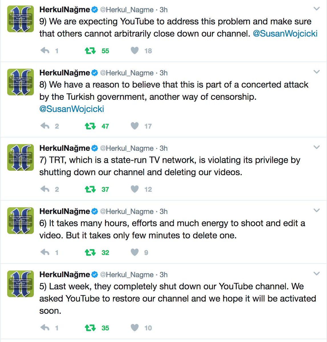 mesutcabuk's tweet photo. Don't let the tyranny from @trt on @Herkul_Nagme
@SusanWojcicki
@mehmetcheliklv @osimsek_herkul @ekremdumanli @sosyalpencere @NLpeyniri https://t.co/6tI6guUOMc
