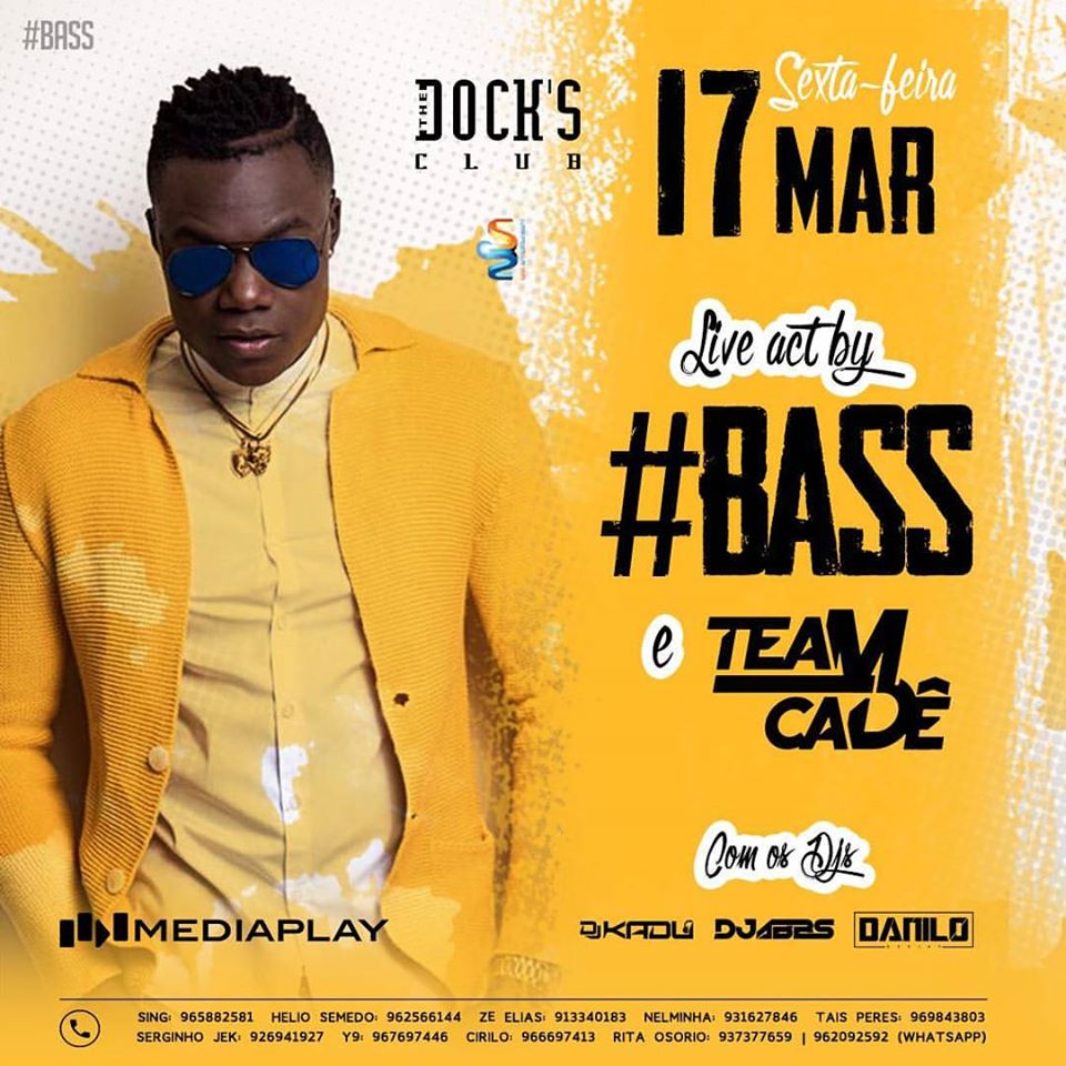 fragosobookings's tweet image. SHOW /// #BASS na próxima Sexta-Feira dia 17 de Março no Docks em Lisboa.
#tmca #wmfm #fbz #mediaplayagency