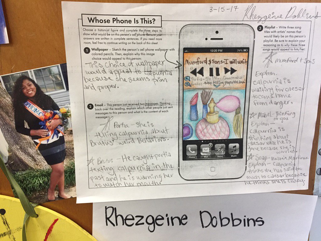 Allie Park Singleton on Twitter: "Whose phone is this? Messages Within Whose Phone Is This Worksheet