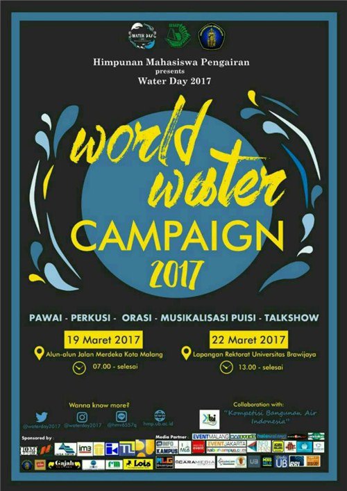 Himpunan Mahasiswa Pengairan Presents : World Water Campaign / Tunjukkan Aksi Pedulimu Terhadap Air!! <a href="/waterday2017/">Water Day 2017</a>