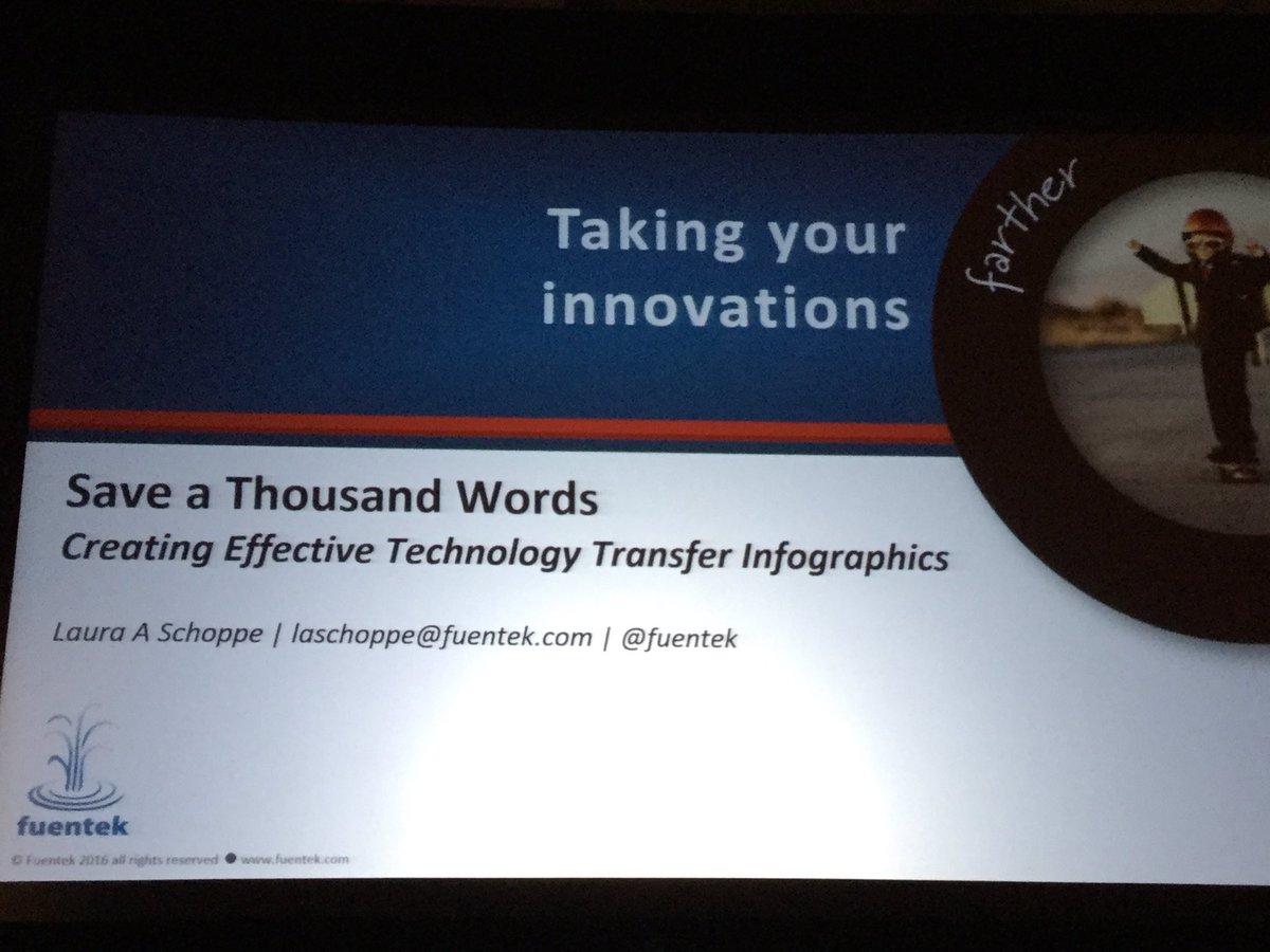 Getting ready to learn about infographics. #AUTM2017