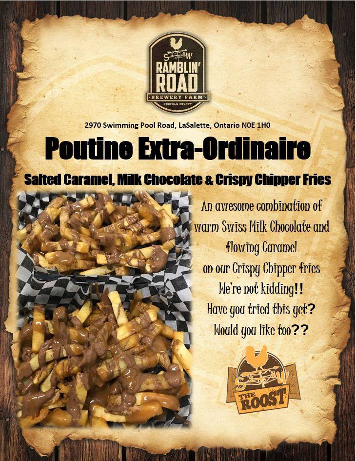 Oh Yes we did!!!  Chocolate and Caramel from @picardsoriginal on top our crispy chipper fries!  You're welcome ;)