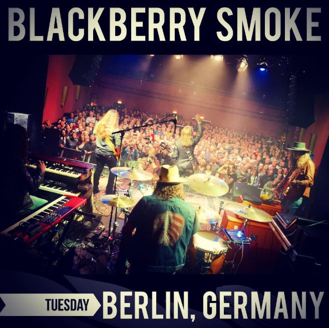 EaracheRecords's tweet image. #EaracheNews 🗞
⚫ @blackberrysmoke play Columbia Theatre in Berlin last night with @TheBiters 🇩🇪😎🇩🇪 #BlackberrySmoke #Biters #RockNRoll #Live