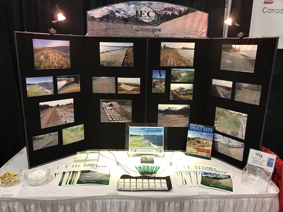 IECSINC's tweet photo. Stop by and visit us @SARM_Voice we're in booth #4 talking erosion and drainage solutions! #SarmAnnual2017 https://t.co/BdSTfiNgr6