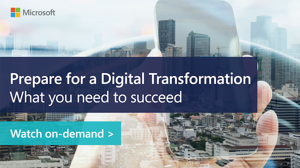 MSFTDynamics365's tweet image. What are the keys to a successful #DigitalTransformation? Learn from @rwang0 as he discusses making the leap: msft.social/3oZoFf