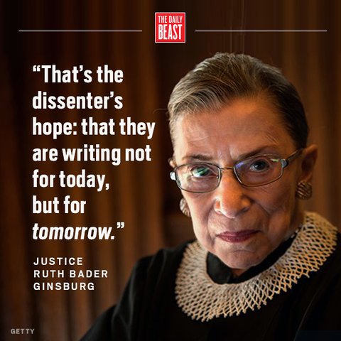 Happy birthday to Ruth Bader Ginsburg! 