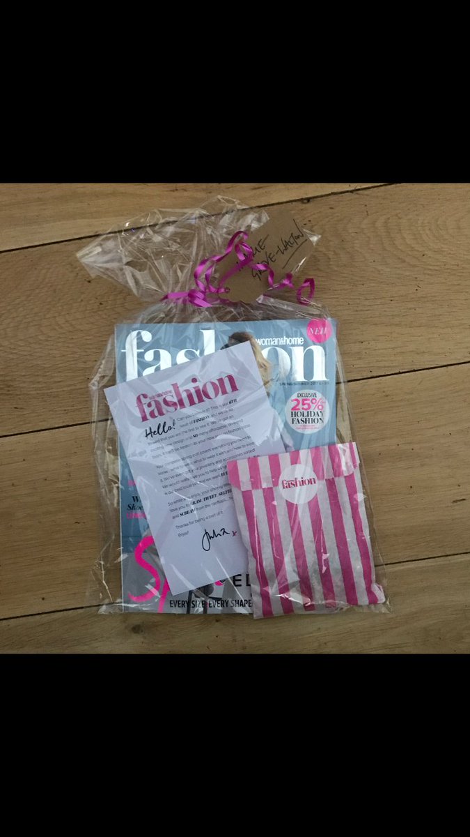 A special delivery from <a href="/FashionWH/">woman&home Fashion</a>. Lovely to see <a href="/shore_projects/">shore projects</a> + <a href="/raymondweil/">RAYMOND WEIL Genève</a>. Thank you <a href="/juliamaymorgan/">Julia May Morgan</a>, @cmoorefashion + @SamanthaRnic!