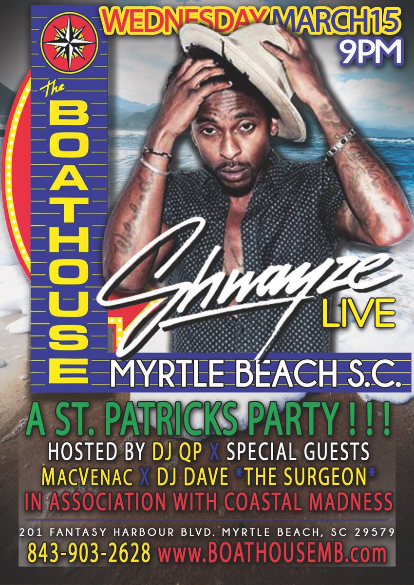 CCU! Who's ready to get crazy with <a href="/shwayze/">King Of The Summer</a> tonight at <a href="/theboathousemb/">The Boathouse MB</a> !? Retweet this for your chance to win a prize package!
