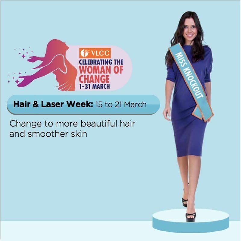 VLCCMEA's tweet photo. We are celebrating the #WomanOfChange with our offers on Hair & Laser treatments! Visit VLCC Centers to avail never before offers! https://t.co/KzJDdcFH8l
