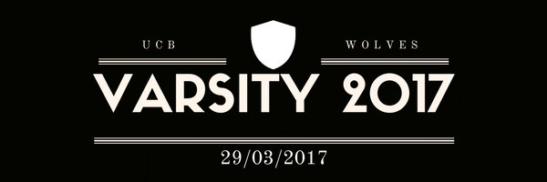 ucbguild's tweet image. Last chance to buy tickets for Varsity tomorrow. Get down to the shop NOW! #ucbvswolves #varsity2017 #teamUCB