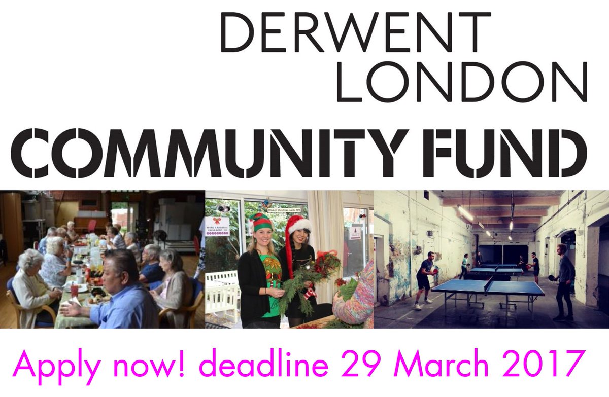 Reminder re our Community Fund 2017 – apply by 29 March - ow.ly/bxIn309WbZZ