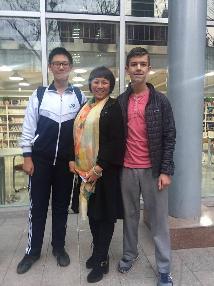 NOBLESCHINATRIP's tweet photo. We left the Dandelion School and headed off to our next destination: the Beijing #57 School, where we met our host families! https://t.co/2iudoRNMIK