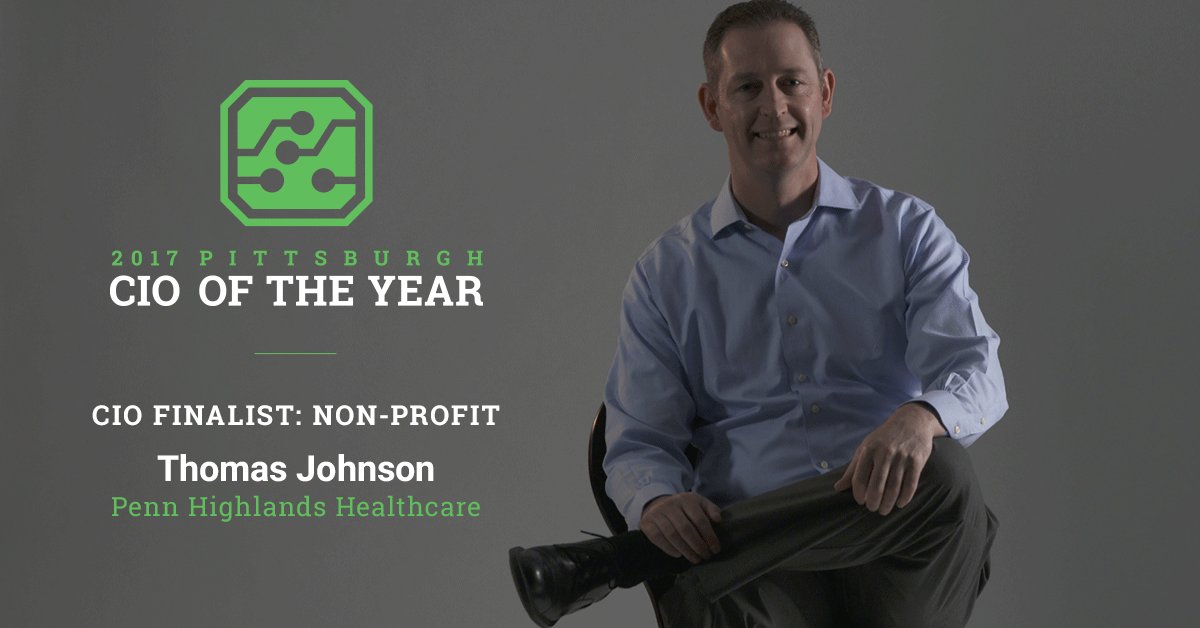 pghtech's tweet photo. Congrats to #PghCIO2017 finalist Thomas Johnson, CIO @pennhighlandshc https://t.co/YRXhCvXFy0