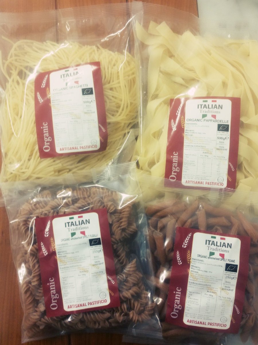 ItalianTrad's tweet photo. Our organic pasta getting ready for its delivery ;) #organic #HealthyFood #healthylifestyle #OrganicHour #pasta #italian #Food https://t.co/77eo5HFFvq