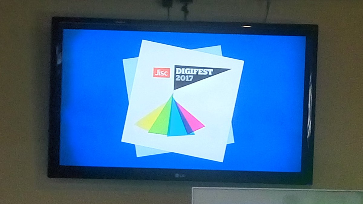 simonbarrable's tweet photo. Great debate on digital learning @Jisc digifest this morning. Proud to be at the ICC representing @PortsmouthColl iPad project. #digifest17 https://t.co/Vyzf2EN12O