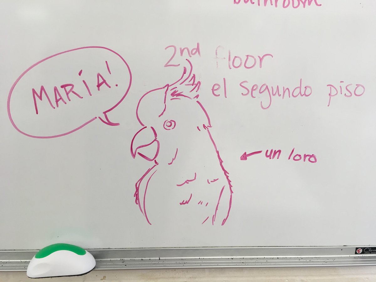 srafalk's tweet photo. When you leave your AP students to "clean" your room....#insidejoke #APSpanish https://t.co/gKzm1YWcQY