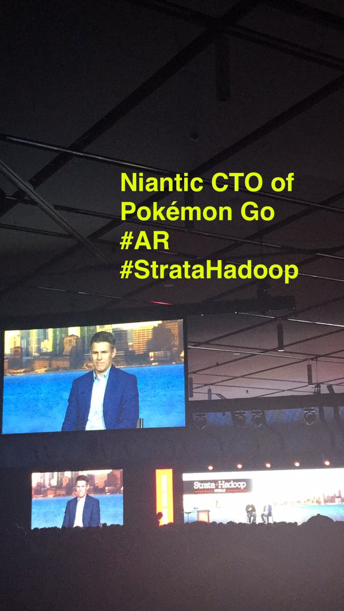erinjerri's tweet image. So amazing! Only 4 server engineers built the infrastructure 4 #PokemonGo in 1.5 yrs #StrataHadoop #animeotakus #DataScientists #AI #Google