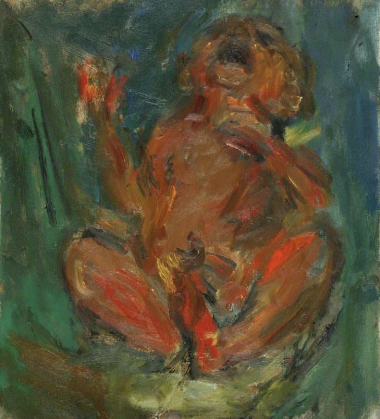 'New Born Baby' by Ghislaine Howard bought by @mcrartgallery in 1993 will be on view for the book launch tomorrow 6.30-8.30 @mcrartgallery