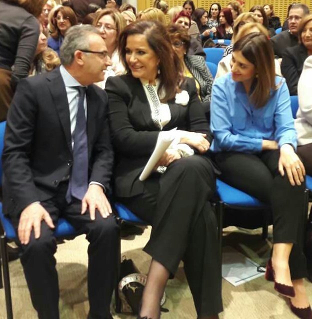 DISY1976's tweet photo. Ξεκίνησε η εκδήλωση της #GODISY αφιερωμένη στην Παγκόσμια Ημέρα Γυναίκας "Διεκδικούμε ότι μας αξίζει" https://t.co/okkOHVH6kY