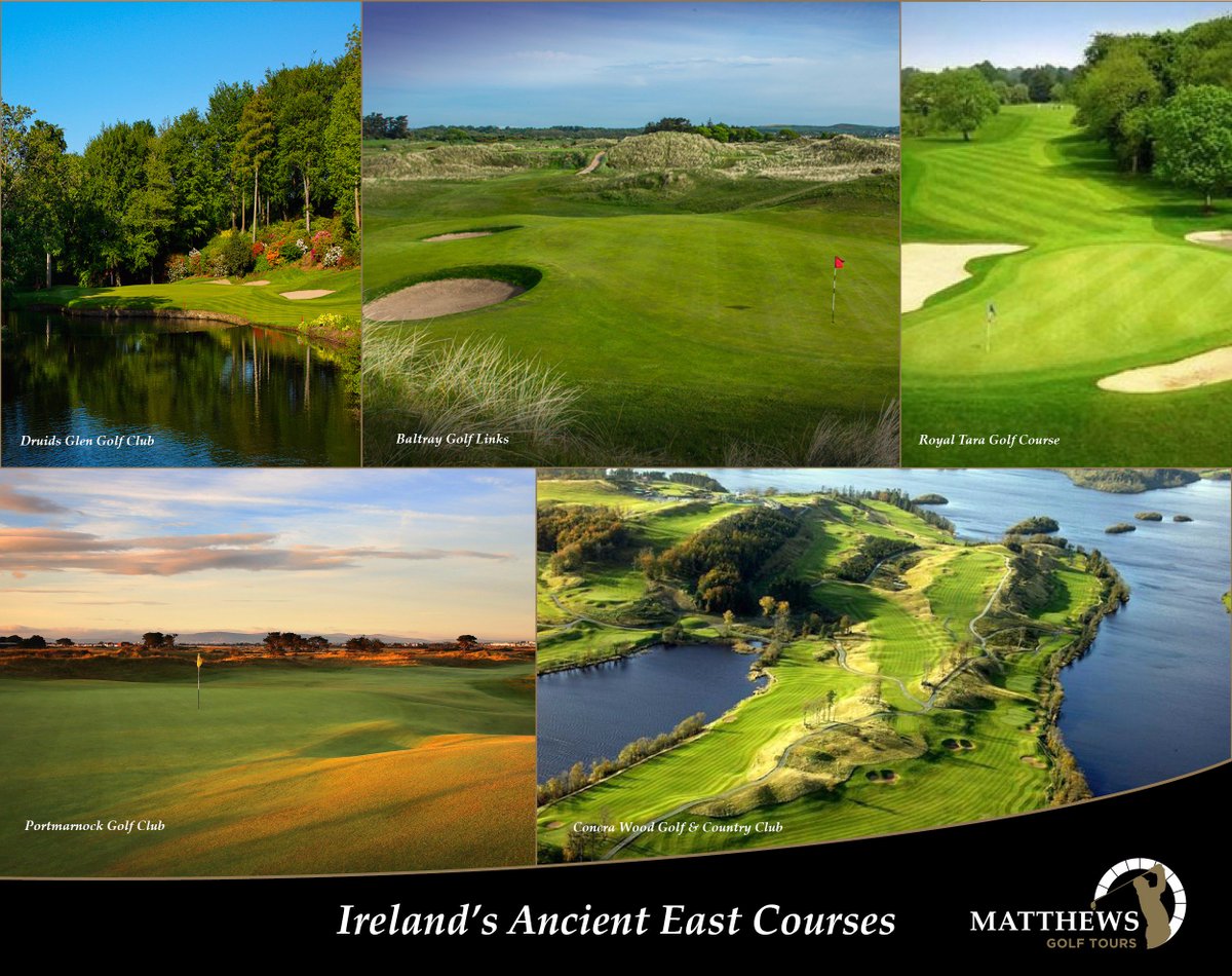 Discover Ireland's Ancient East golf courses with <a href="/MatthewsGolfTr/">Matthews Golf Tours</a> #IrelandsAncientEast #GolfIreland #GolfUSA #GolfUK #IGTOA