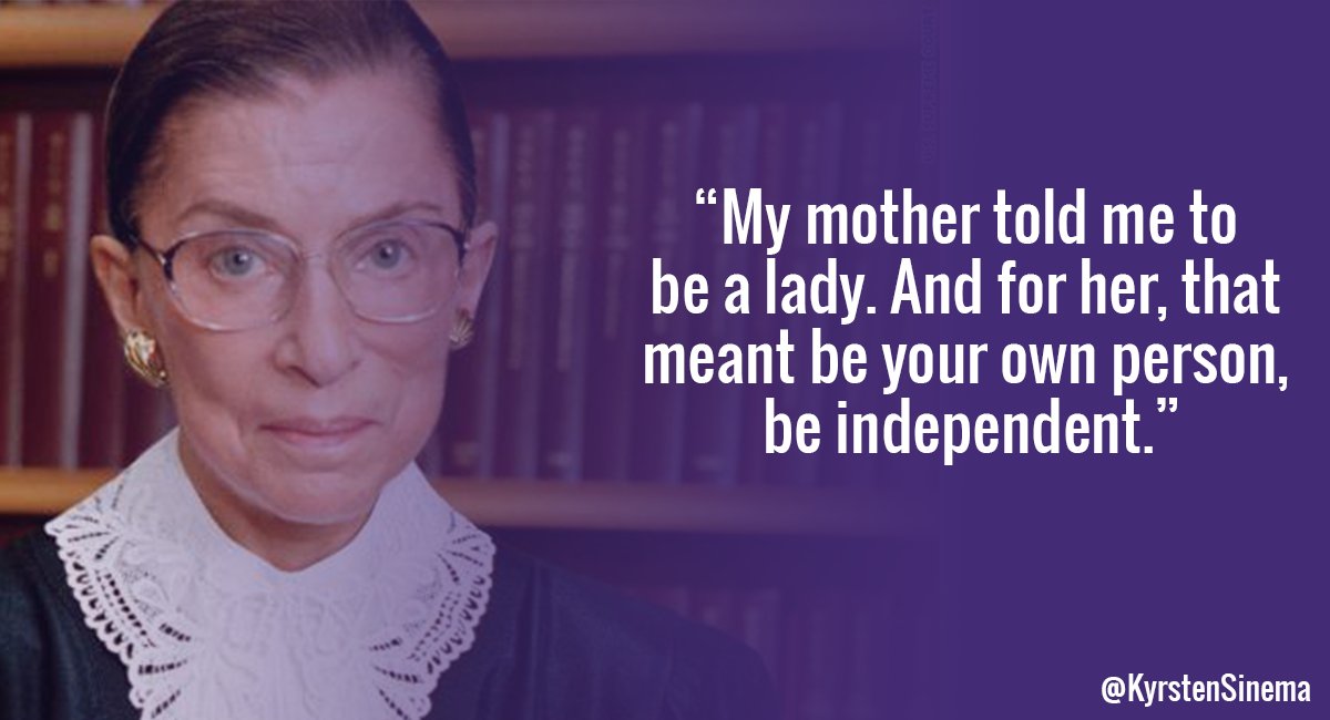 Happy birthday, Ruth Bader Ginsburg! 