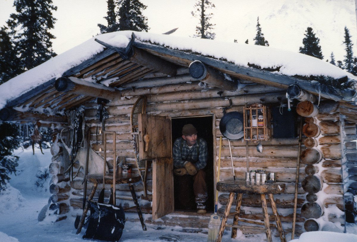bushcamp2's tweet image. Dick Proenneke at his cabin in 1985.  One of the greatest outdoorsman ever.  If you don't know who he is, google him.