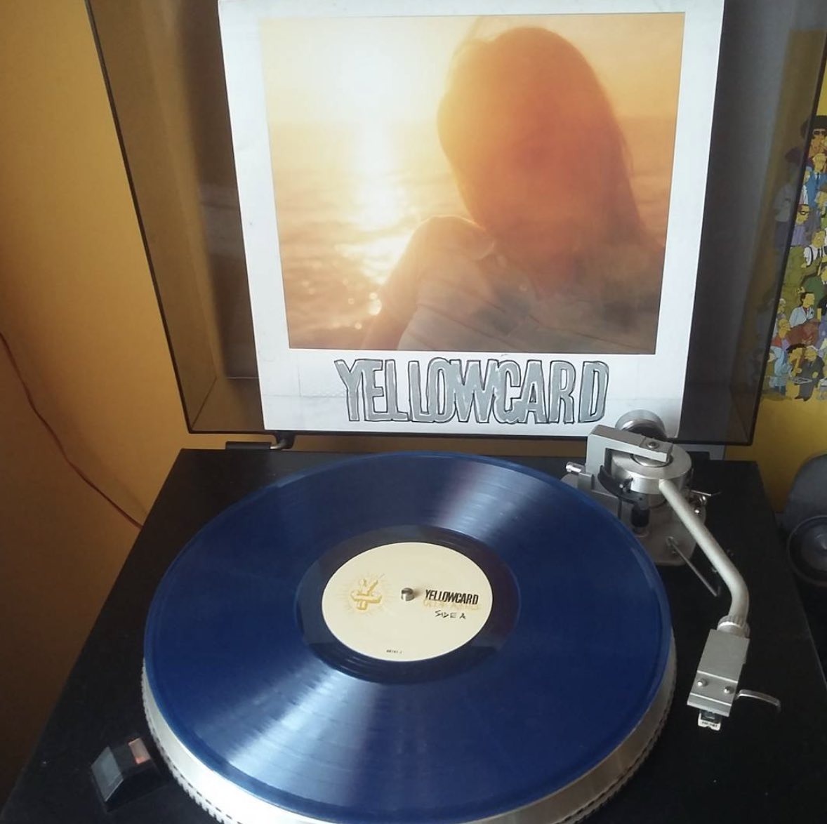 Yellowcard's tweet image. I remember the look in your eyes, when I told you that this was goodbye.