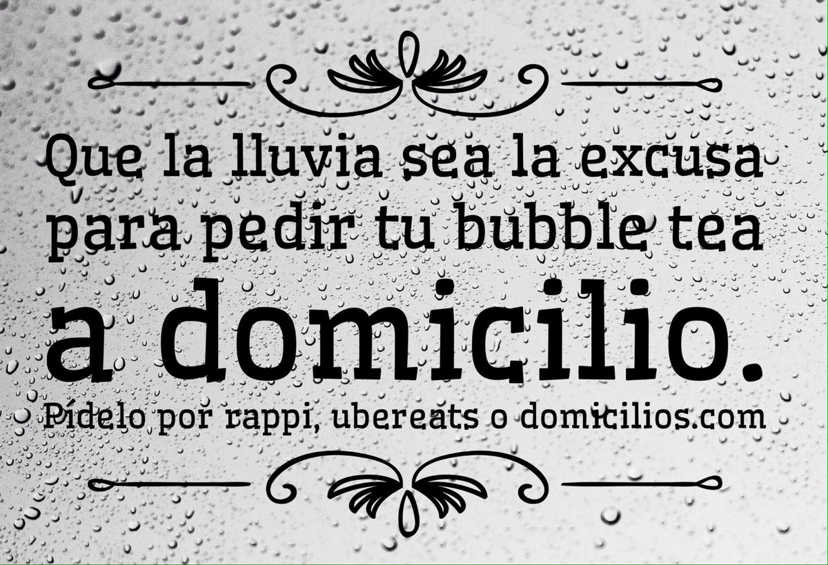 TheBubbleTeaBar's tweet photo. Pide tu #bubbletea por #rappi_colombia #UberEATS o #domicilios.com https://t.co/JWM5JQkODC