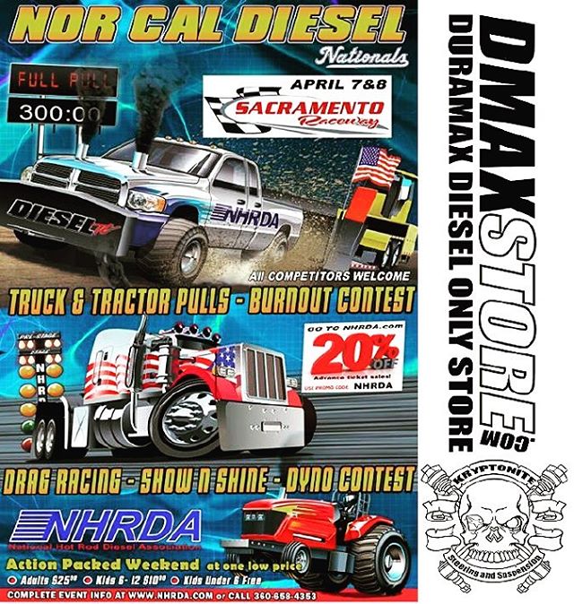 DMAXStore's tweet photo. Mark your calendars, NHRDA Will be at Sacramento raceway April 7th &amp;8th. Friday Night-truck and tractor pulls.… https://t.co/D6pQNK72jx https://t.co/RaA12EQWBi