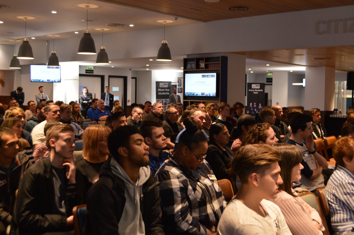 ucfb's tweet image. UCFB Etihad Campus Taster Day is under way, with talks from UCFB academics, staff &amp;amp; current students. Practical sessions to follow!💫⭐️✨