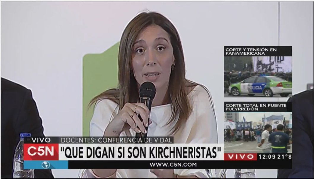 NoticiasdeAR's tweet photo. Somos kirchneristas. https://t.co/jXm3pIAC3s