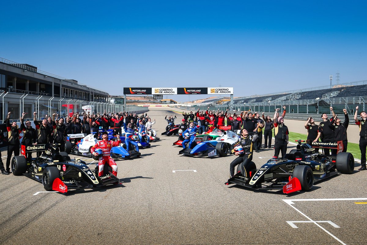 WorldSeriesV8's tweet photo. The sky is the limit! Great first day of #CollectiveTest #WorldSeriesV8 in @AragonMotorLand! https://t.co/AxbRpliVqL https://t.co/JXf7nV3b6k