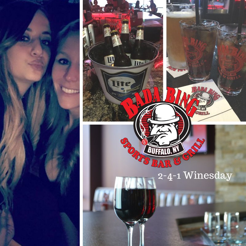 BadaBingBuffalo's tweet photo. Welcome to #Buffalo a place where drinks taste better.  We are looking forward to your visit  #MarchMadness #HoopsBuff #42chippewa https://t.co/PU9dpvPXjL