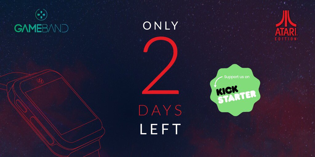 MyGameband's tweet photo. 2️⃣ days left.. get yourself a #Gameband now 🔥🚀☄️ https://t.co/ZhG2LmsEE2 https://t.co/Ue5QVMNytm