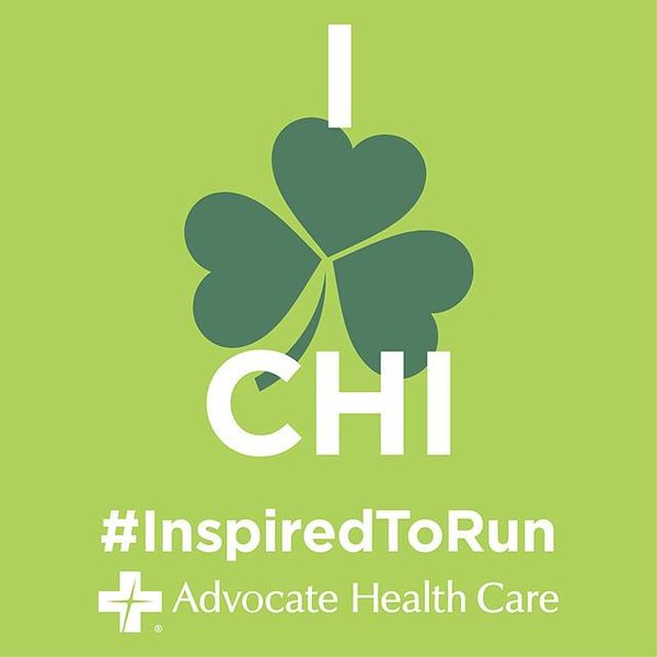 advocatehealth's tweet photo. Join #AdvocateHealth's #InspiredToRun Charity Team at this year's #ShamrockShuffle 8K Run/Walk: https://t.co/K7scPNzFjs https://t.co/PDW86BNCBF