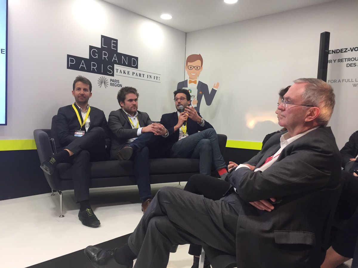 Gecina's tweet photo. #Innovation : la vision de @jlmissika et @MekaBrunel sur les relations grands groupes / start ups #MIPIM2017 #GecinaLab https://t.co/Sgo8TbfARi