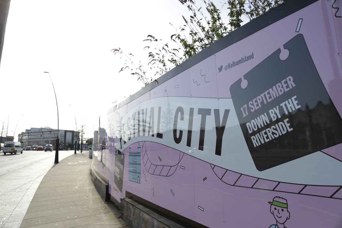 sheffhallamuni's tweet image. Seen our 👌new hoardings by the train station yet? They were done by the very good @ElevenSheffield, and they're all about life in Sheffield.