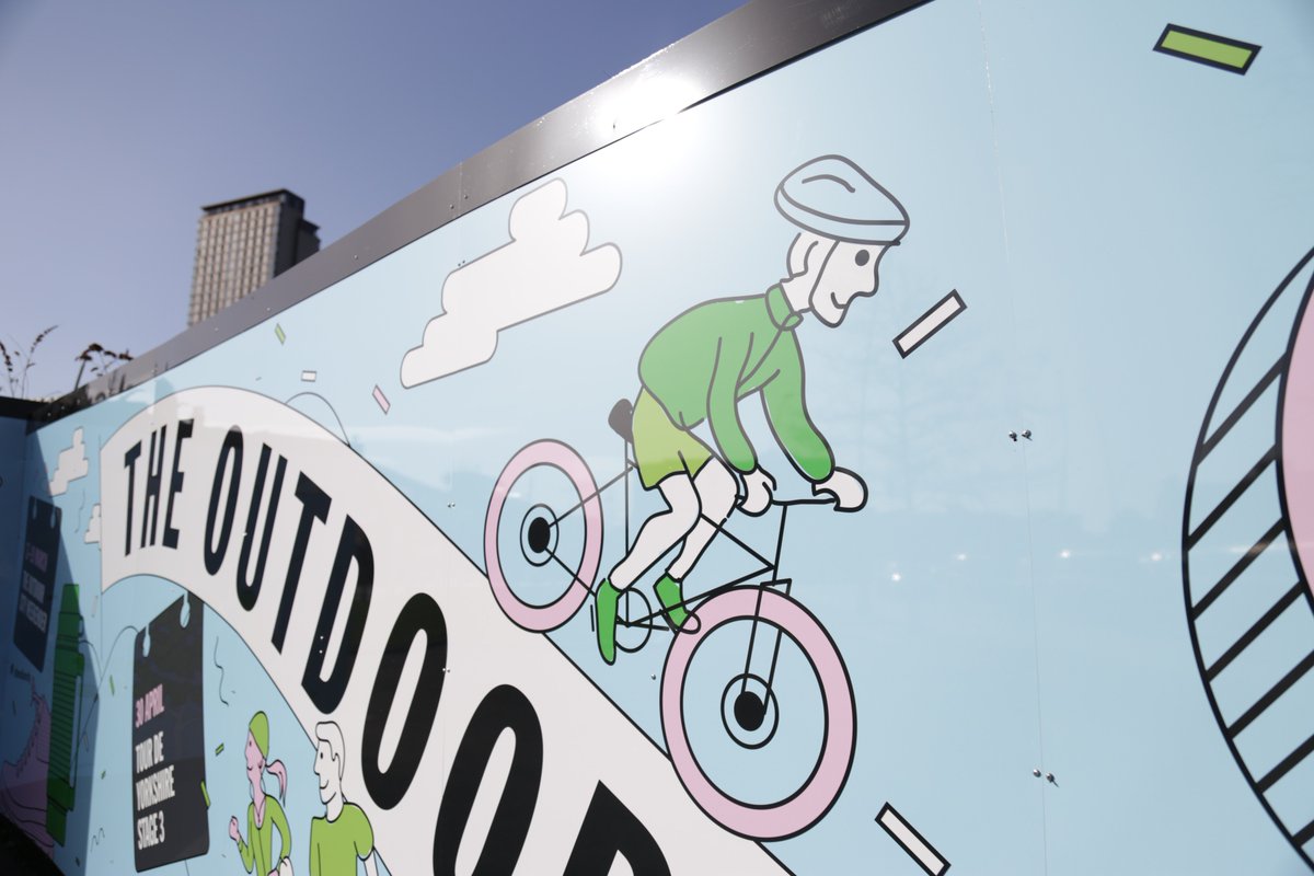 sheffhallamuni's tweet image. Seen our 👌new hoardings by the train station yet? They were done by the very good @ElevenSheffield, and they're all about life in Sheffield.